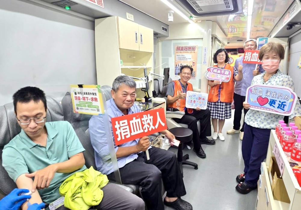 台電台南區處號召挽袖捐血　百餘袋熱血挹注南部醫療用血