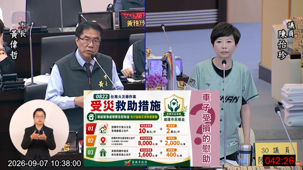 議員16年畫下句點台南市議員陳怡珍盤點八大政績與地方建設　戴學士帽與黃偉哲「畢業」