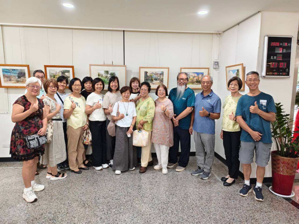 陳秀娟水彩小品展 金寧鄉所展出40幅作品  