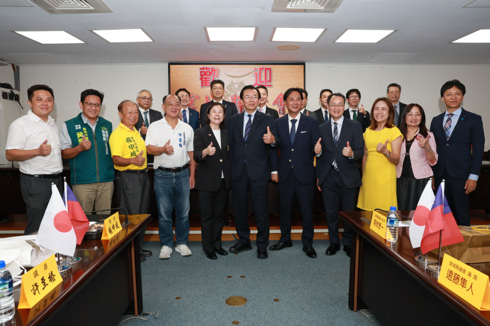 宮城縣議會訪臺南 臺南市議會議長邱莉莉盼深化台日學校交流促青少年互訪
