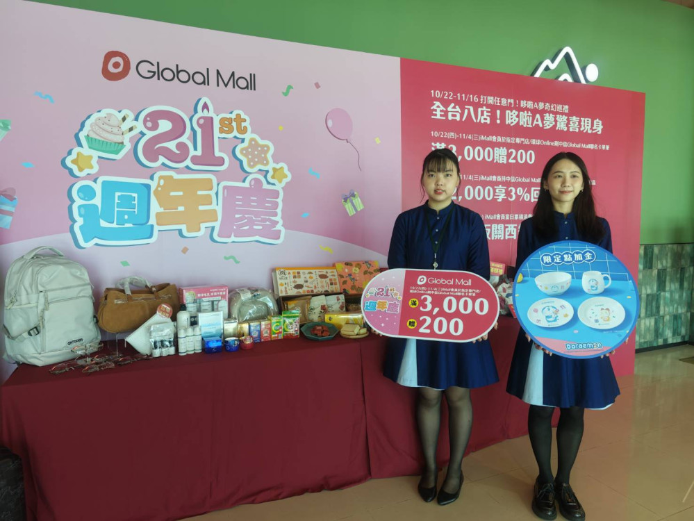 Global Mall新左營車站搶攻會員經濟！滿額送回饋、9大品牌優惠一次看