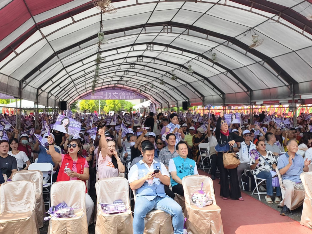台南市東區第十選區市議員曾之婕競選總部成立獲各界力挺　強調以建設成果爭取市民認同