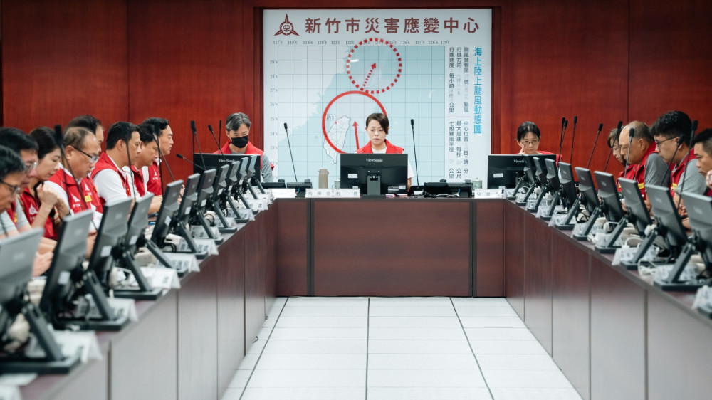 薔琵颱風威脅未除　竹市第3次應變會議跨局處協力已排除115起災情