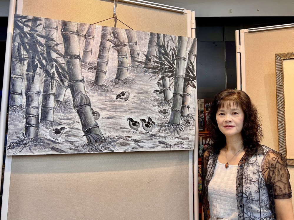 臺南市政府民治中心化身藝術展場　「璀璨重生創藝展」41件作品展現生命與藝術之美