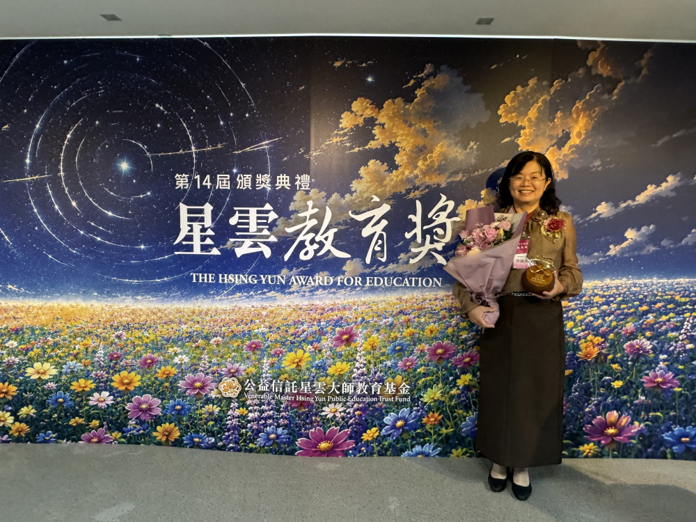 高雄唯一得主！輔英科大護理講師徐禎美勇奪典範教師獎