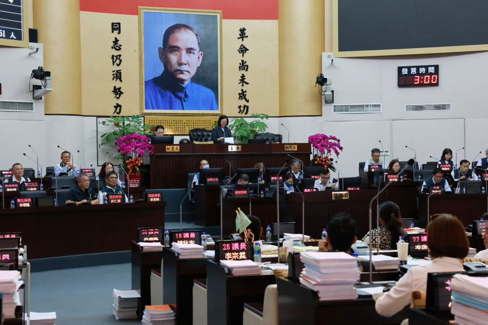臺南市議會總預算審查尚未完成　10月5日議程改排聯席審查