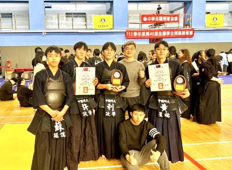 推動全校品格教育與運動風氣有成　中國科大劍道隊榮獲全國學生劍道錦標賽團體得分賽冠軍